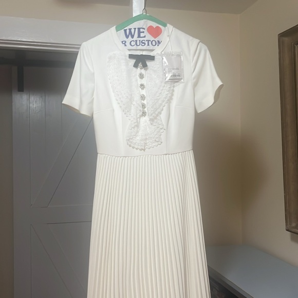 Self portrait dress white lace collar XS - Picture 4 of 8